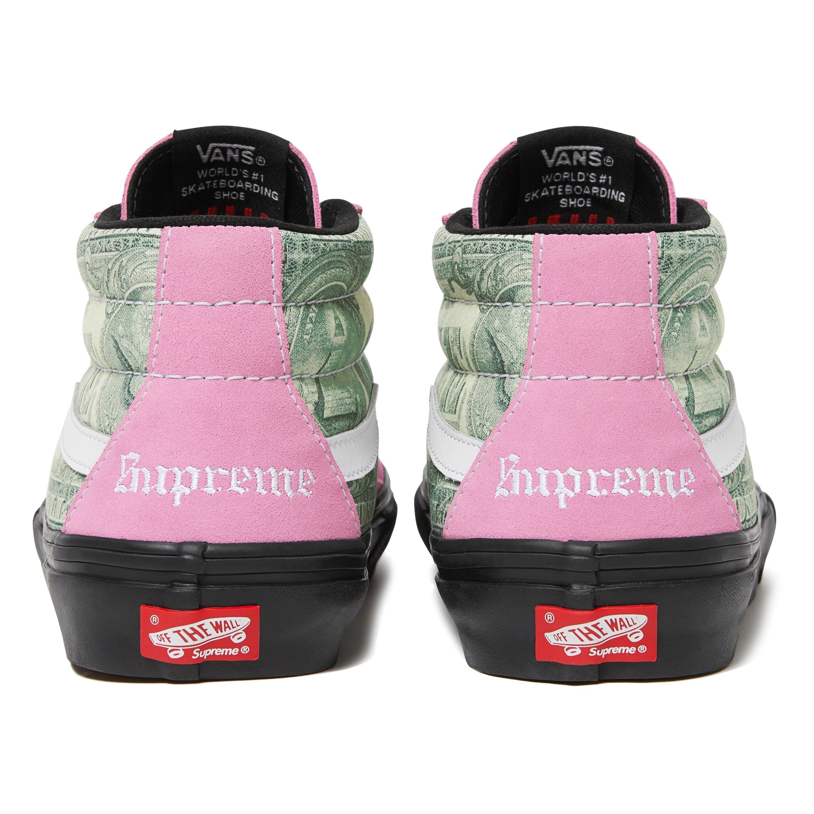 Supreme®/ Vans® Dollar Skate Grosso Mid view 3